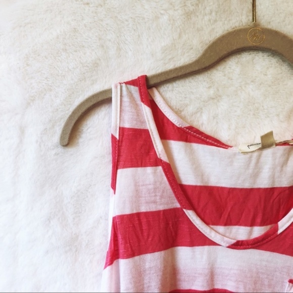 [SOLD] Painted Threads Pink Striped Tank - Picture 3 of 5